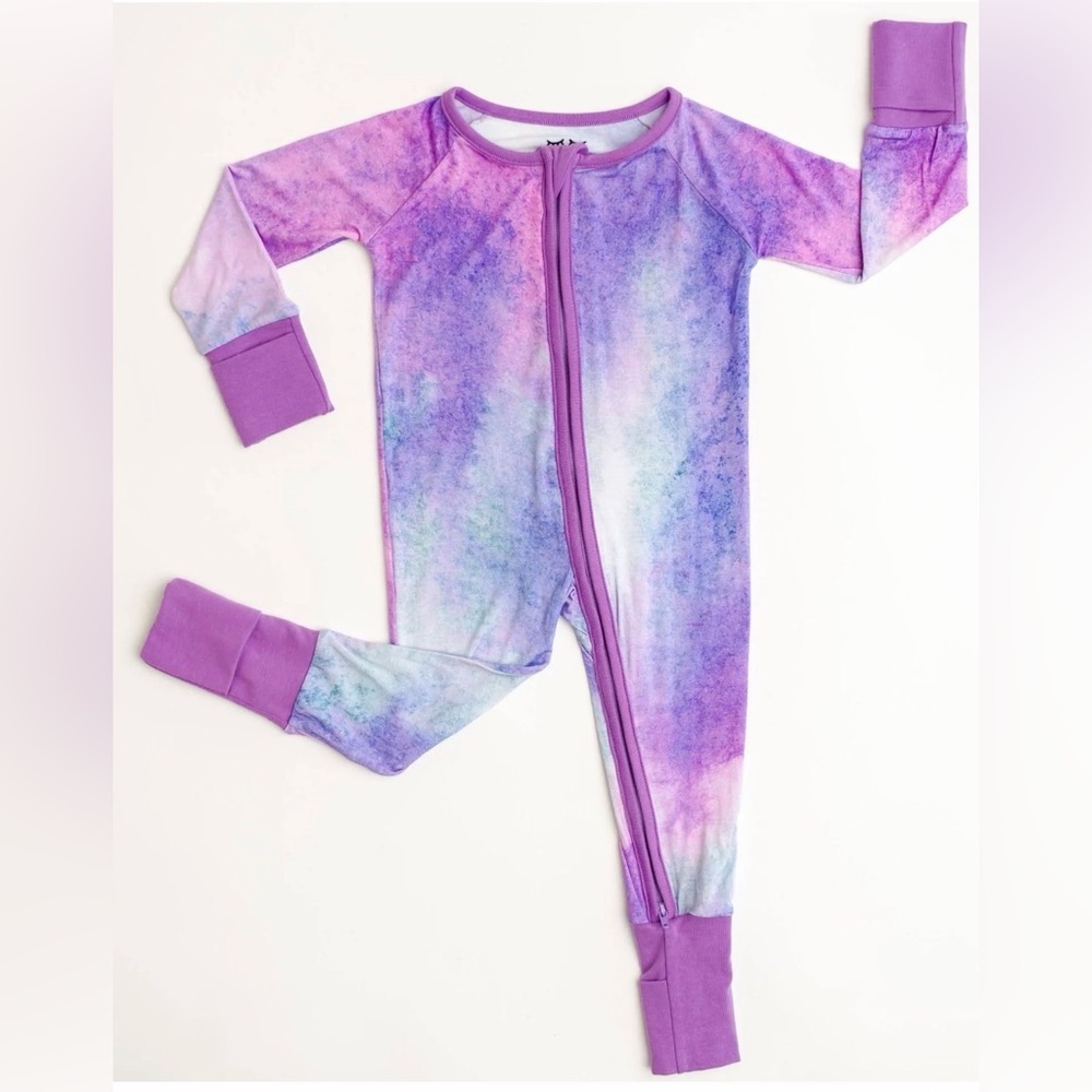 Little sleepies water color footie - Picture 2 of 6